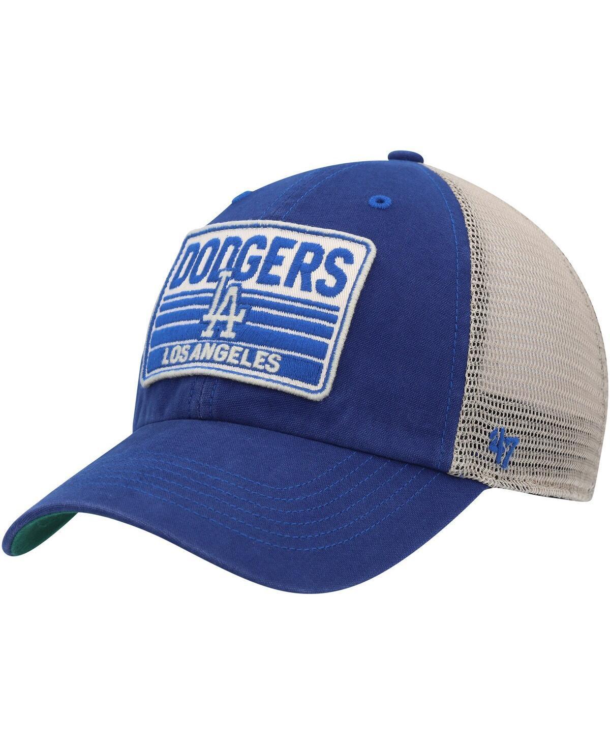 Mens 47 Brand Royal Los Angeles Dodgers Four Stroke Clean Up Trucker Snapback Hat Product Image