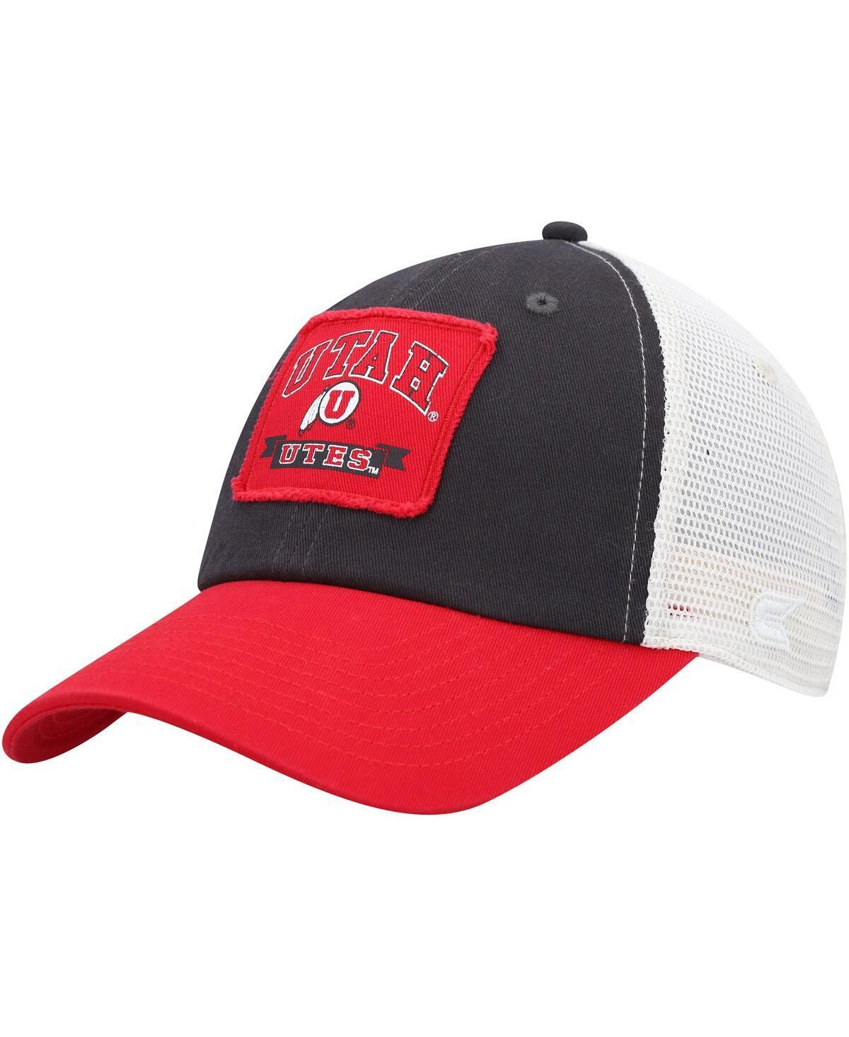 Mens Colosseum Charcoal Utah Utes Objection Snapback Hat Product Image