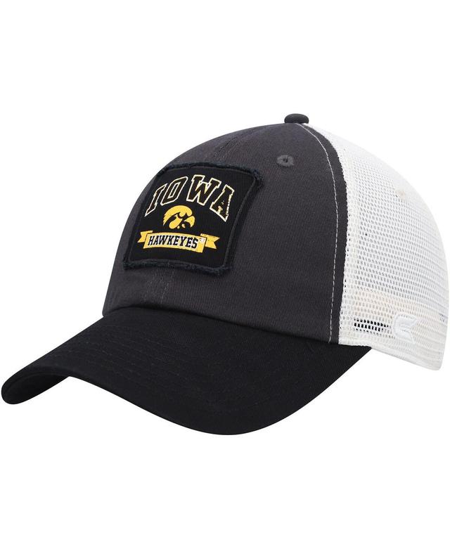 Mens Colosseum Charcoal Iowa Hawkeyes Objection Snapback Hat Product Image