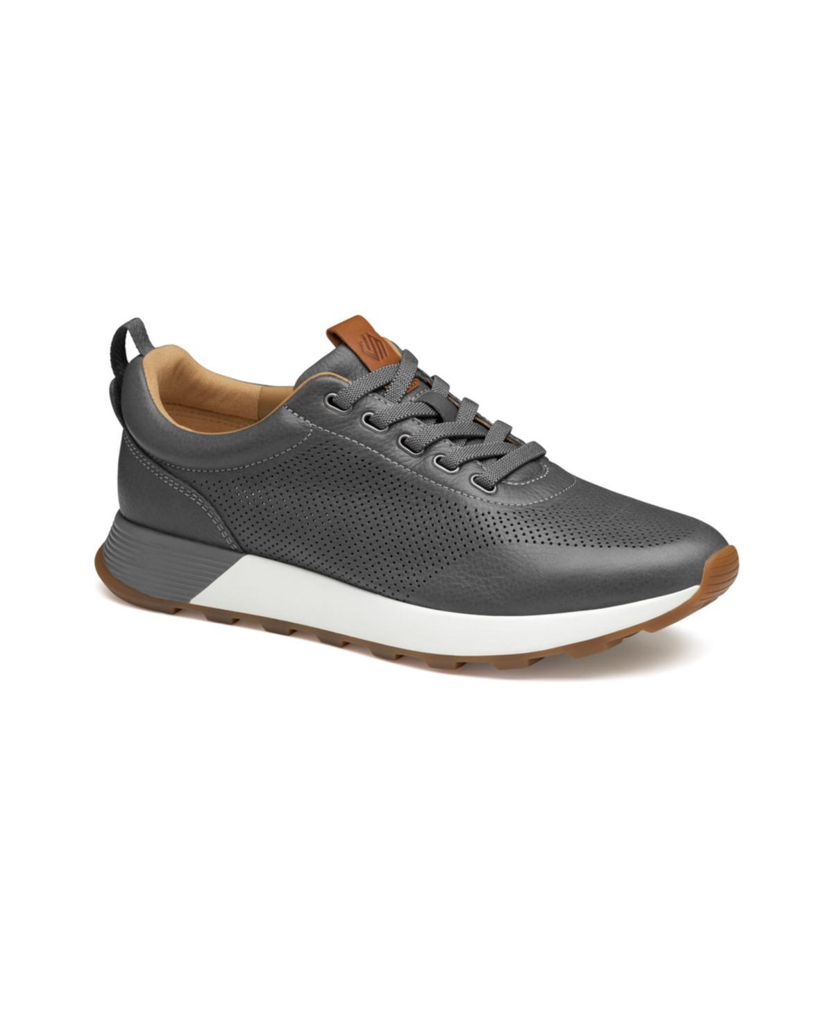 Johnston & Murphy Mens Kinnon Perfed Jogger Lace-Up Sneakers Product Image