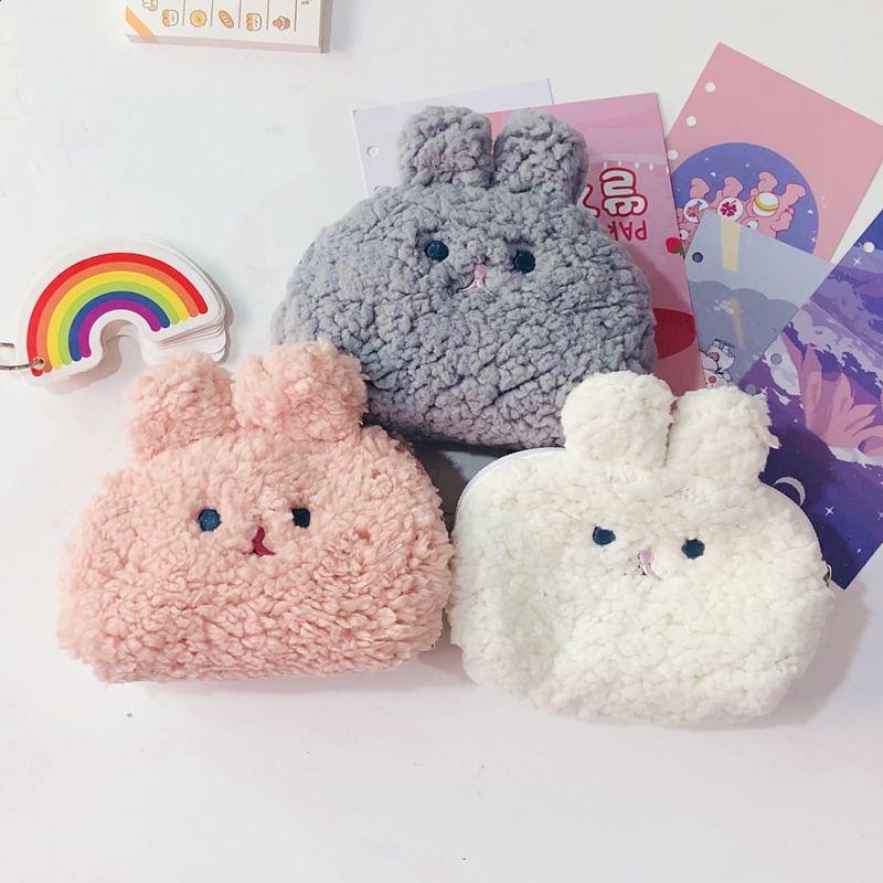 Rabbit Fluffy Coin Purse / Makeup Pouch Product Image