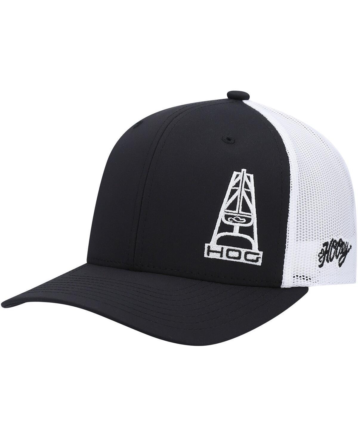 Mens Hooey Black Hog Trucker Snapback Hat - Black Product Image