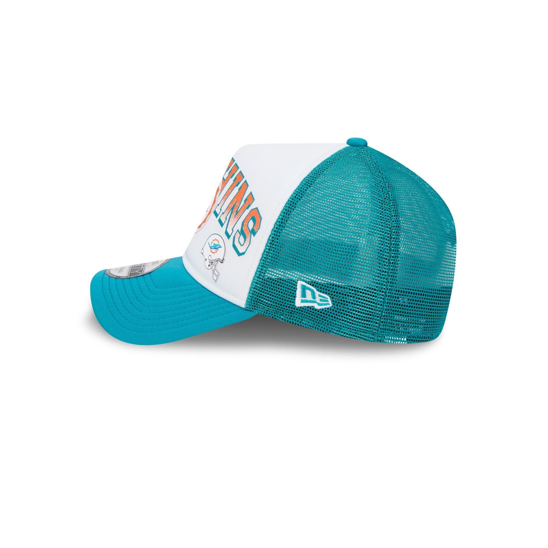 Miami Dolphins Sport Classics 9FORTY A-Frame Trucker Hat Male Product Image