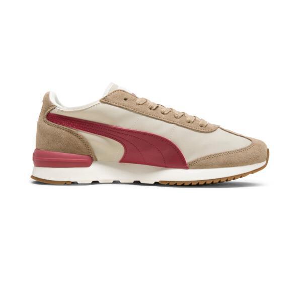 PUMA R78 Wind Nylon Men's Sneakers in Desert Dust/Intense Red/Oak Branch Product Image