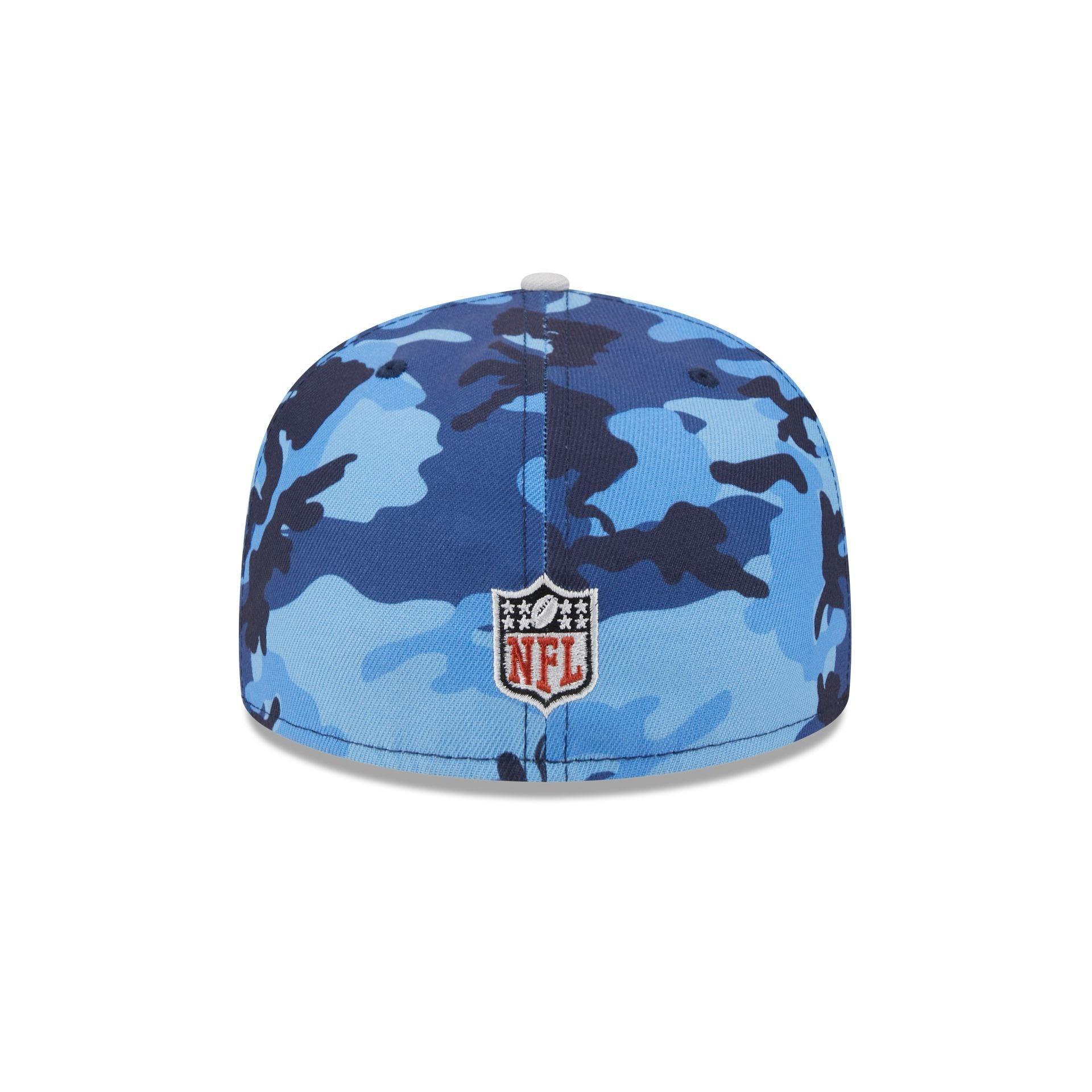 Kansas City Chiefs Blue Camo 59FIFTY Fitted Hat Male Product Image