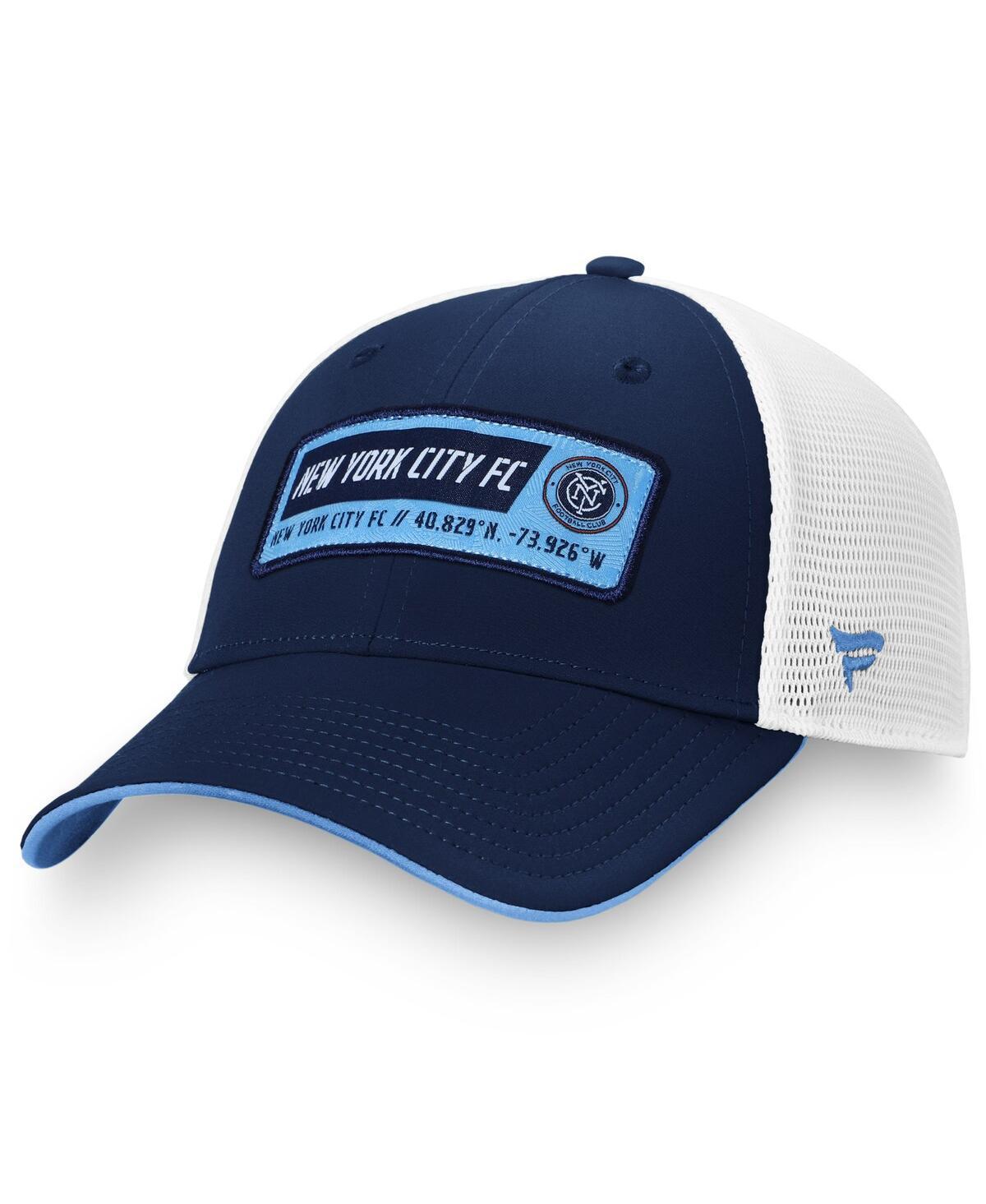 Mens Fanatics Navy New York City Fc Defender Adjustable Hat Product Image