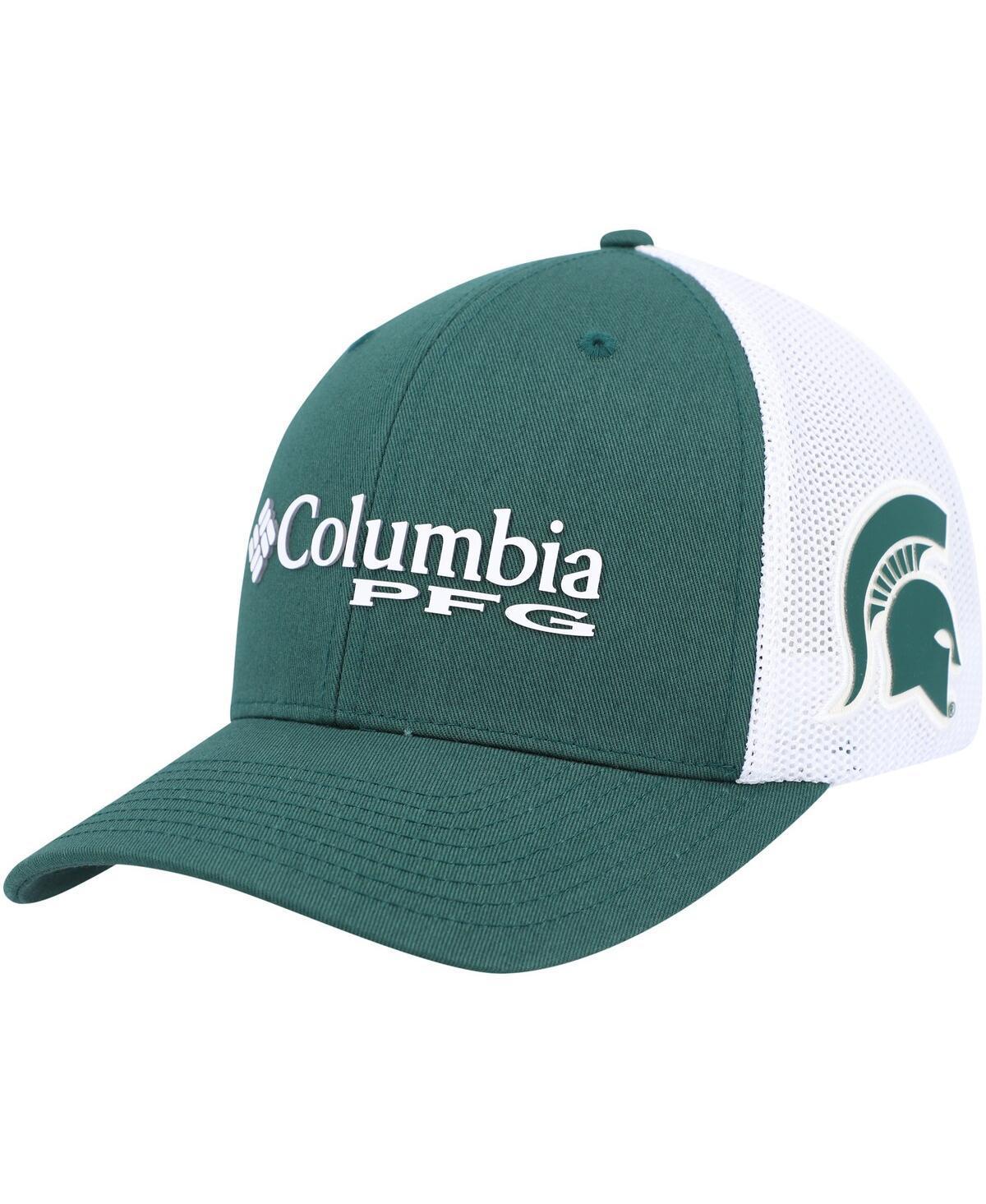 Mens Columbia /White Michigan State Spartans PFG Flex Hat Product Image