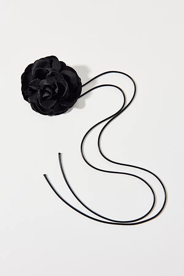 Rose Ribbon Hair Clip Womens at Urban Outfitters Product Image