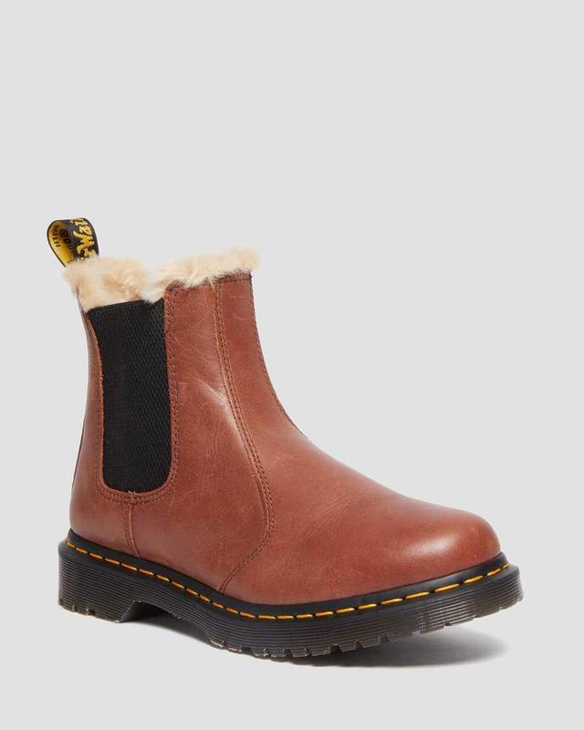 2976 Leonore Women's Faux Fur-Lined Chelsea Boots Product Image