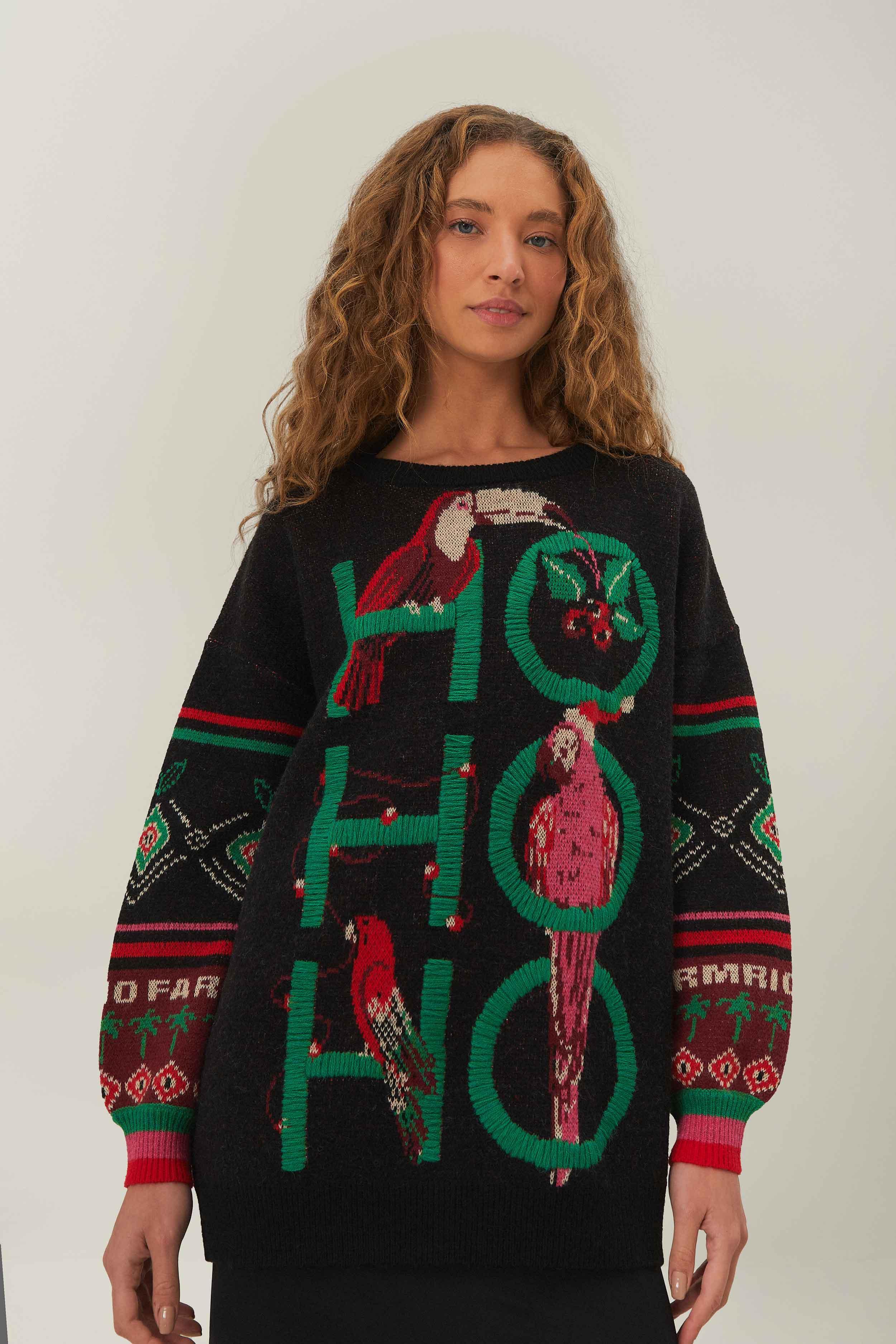 Black Hohoho Knit Sweater product image