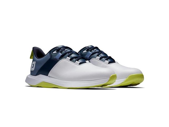 FootJoy ProLite Golf Shoes Navy/Lime) Men's Shoes Product Image