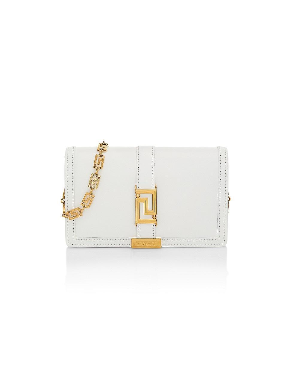 Versace Greca Goddess Leather Clutch Product Image