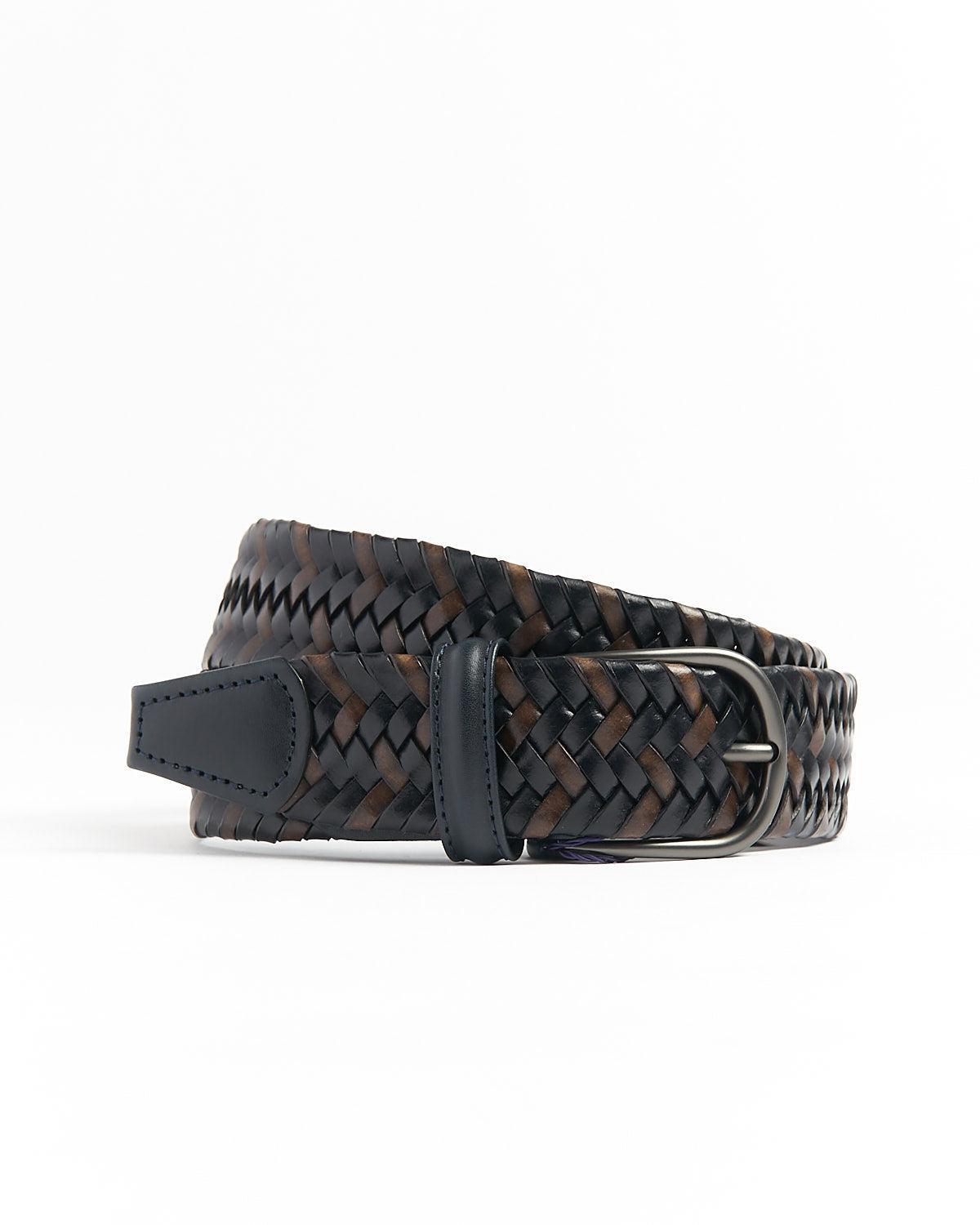 Anderson's Stretch Leather Braided Belt Product Image