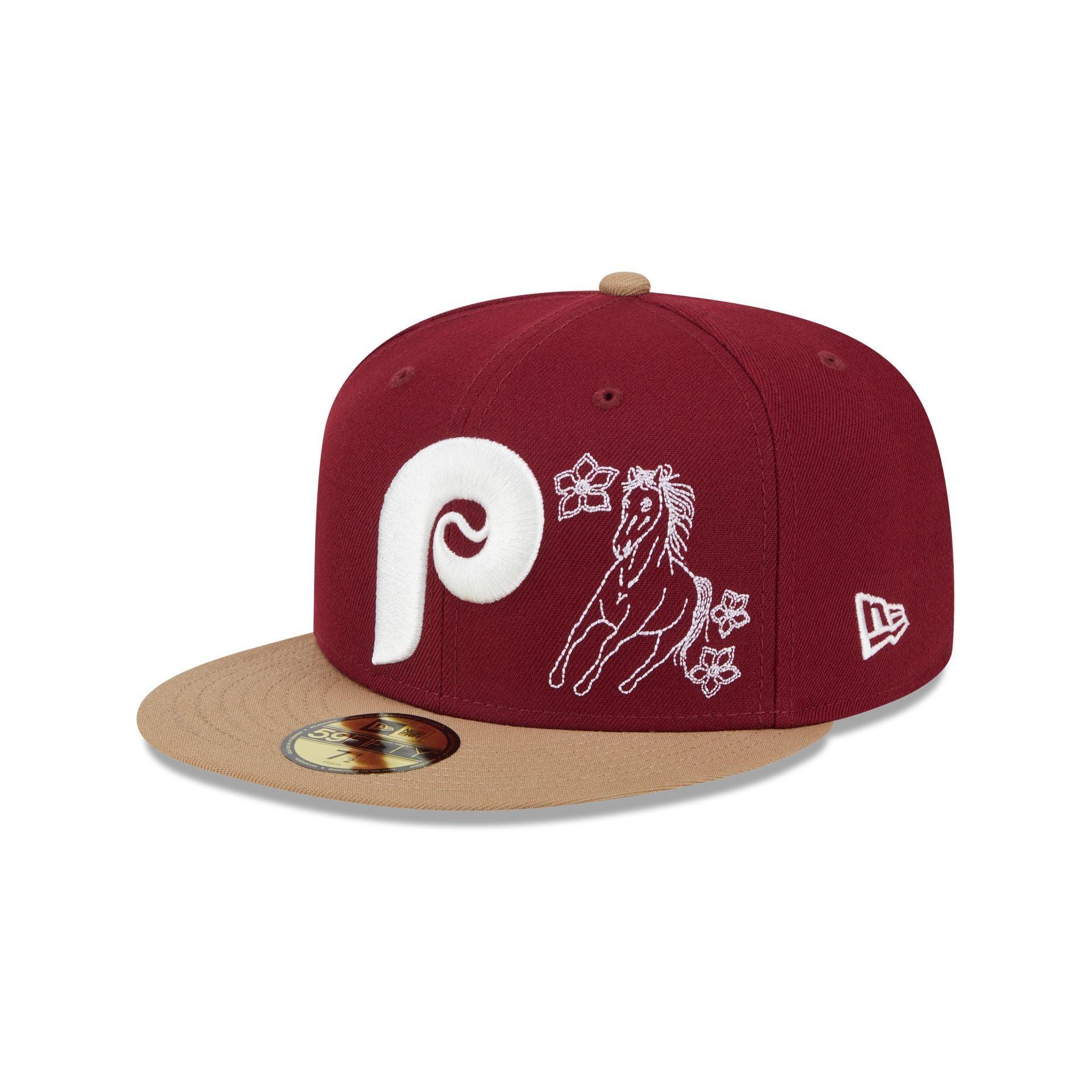 Philadelphia Phillies Western Khaki 59FIFTY Fitted Hat Male Product Image