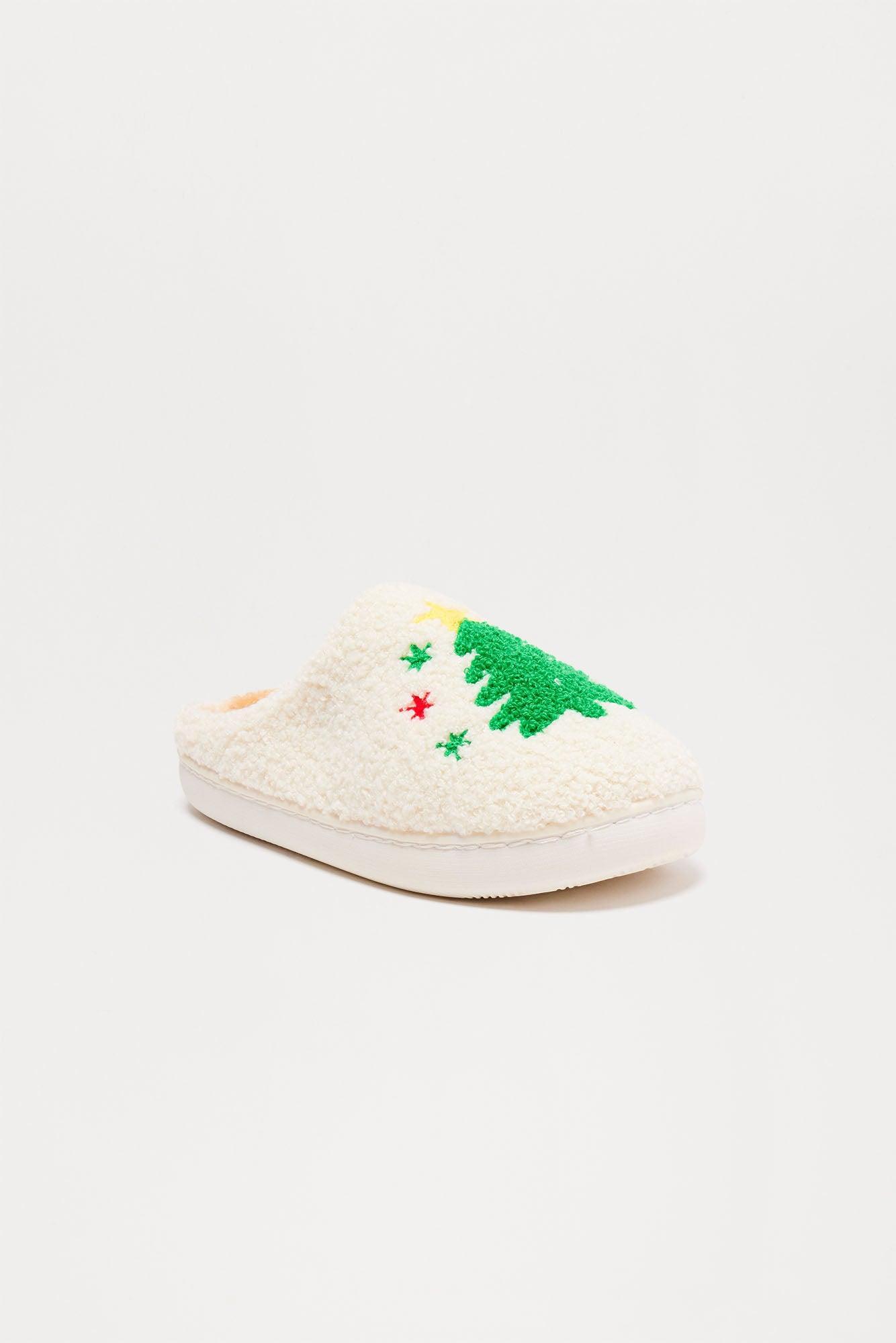 Be Merry Slippers - Green/combo Product Image