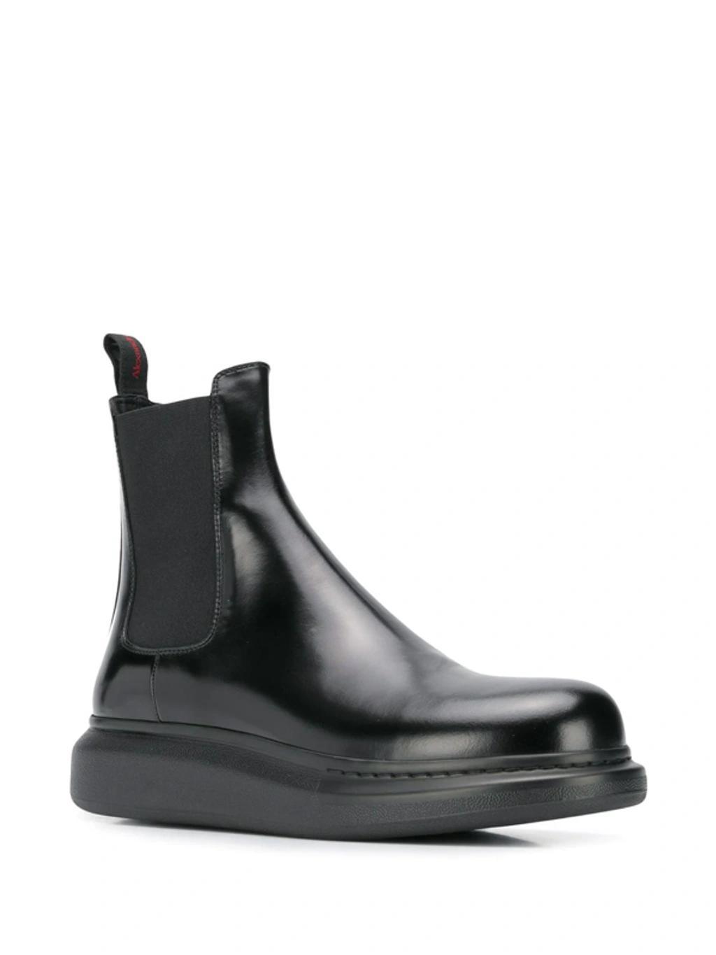 Black Hybrid Chelsea Boots Product Image