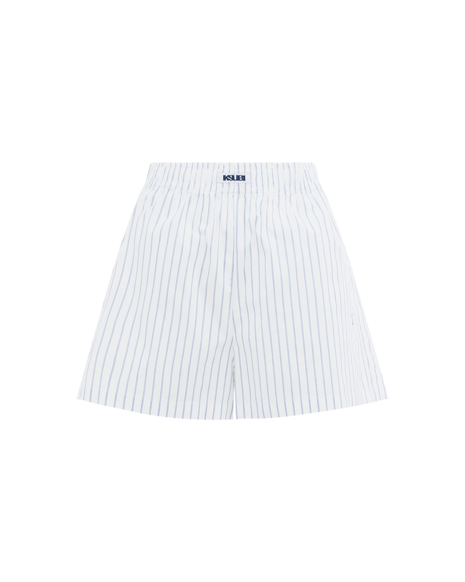 BOXER SHORTS BLUE STRIPE Female Product Image