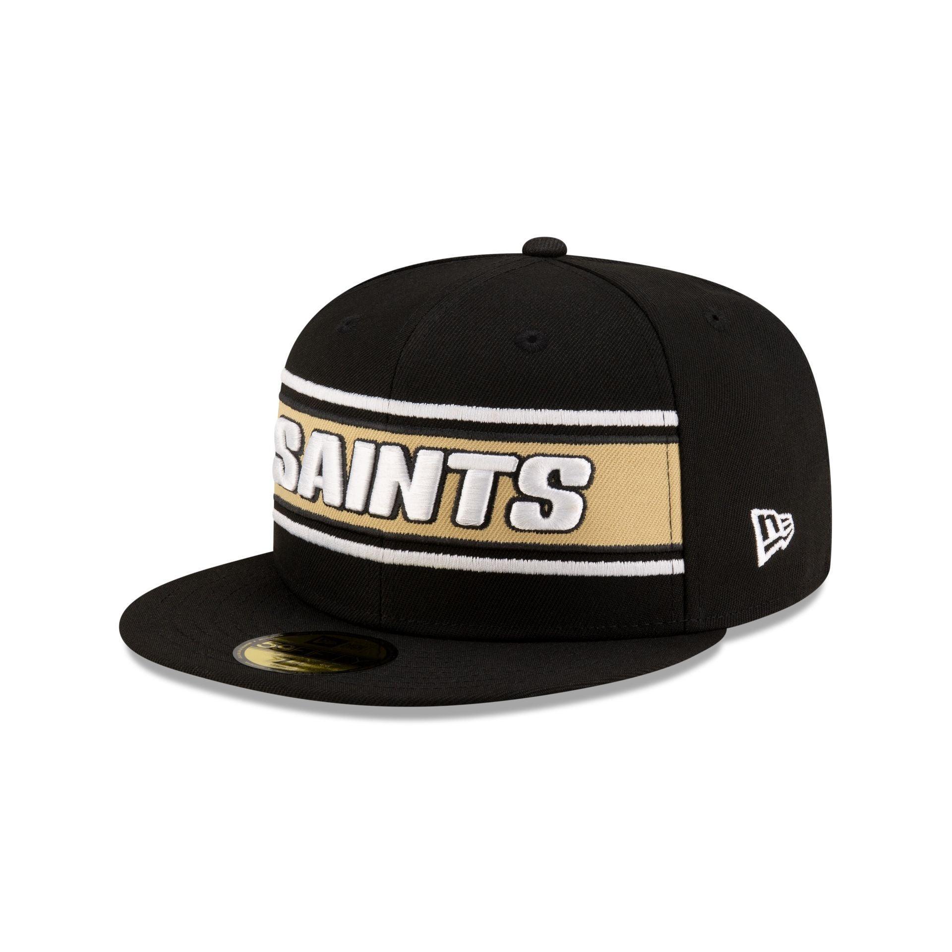 New Orleans Saints 2024 Sideline Black 59FIFTY Fitted Hat Male Product Image