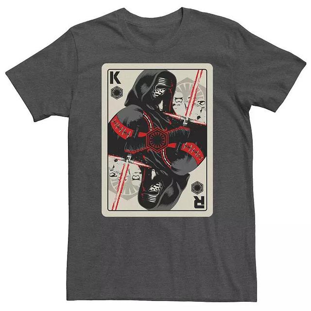 Star Wars Big & Tall Star Wars Sith Playing Card Tee, Men's, Size: 4XL, Dark Grey - Size: 4XL Product Image