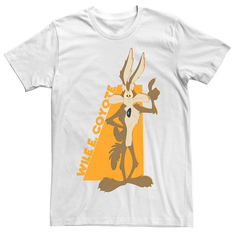 Mens Looney Tunes Wile E. Coyote Orange Hue Portrait Tee Product Image