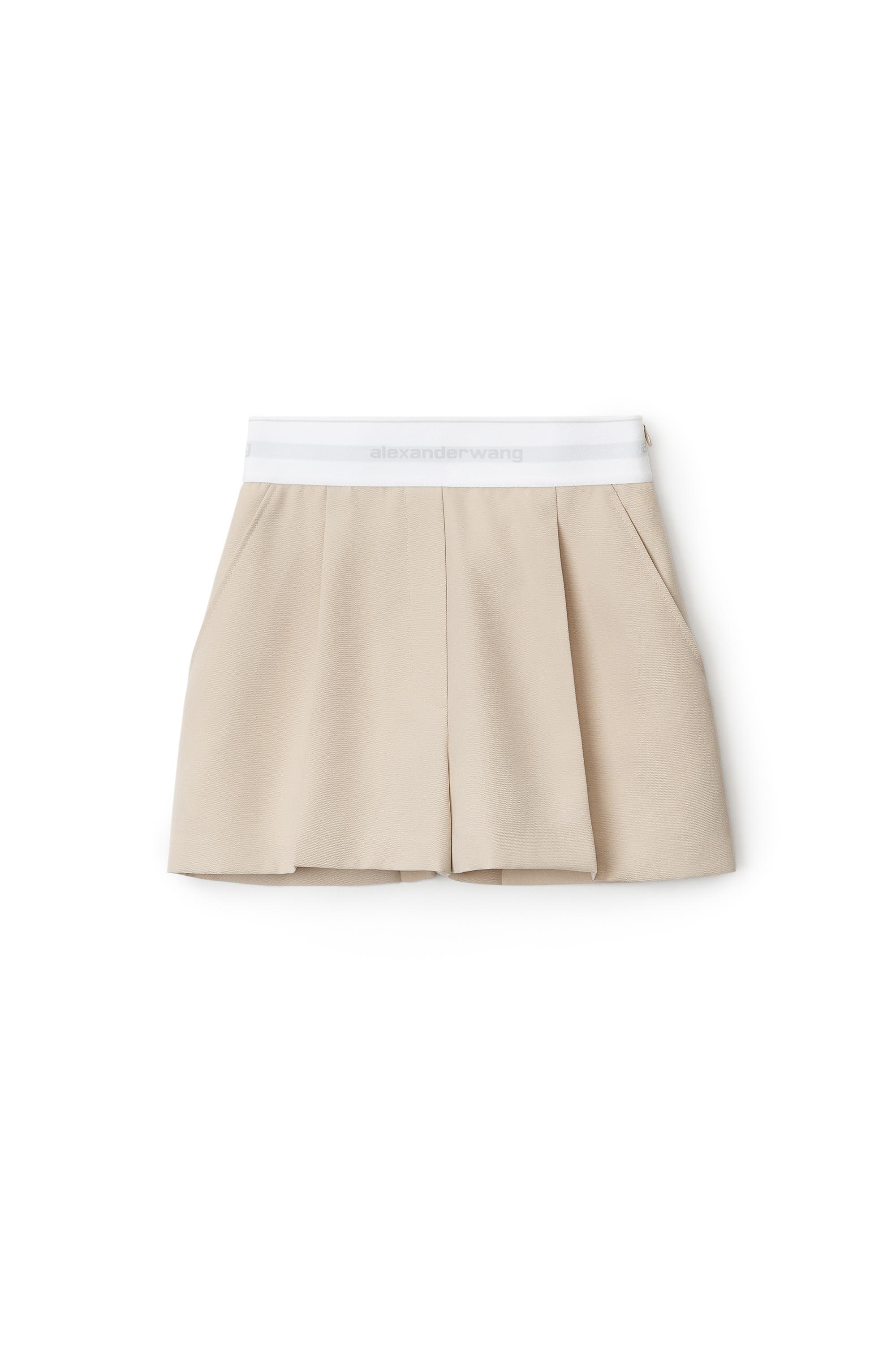 Pleated Shorts In Wool Tailoring Product Image