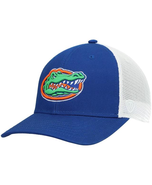 Mens Top of the World Royal Florida Gators Trucker Snapback Hat Product Image