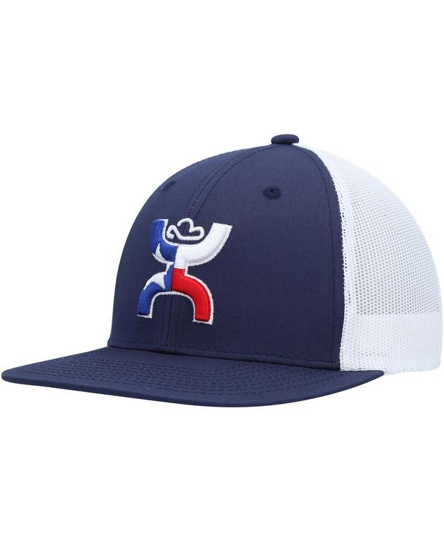 Mens Hooey Navy Texican Trucker Snapback Hat Product Image