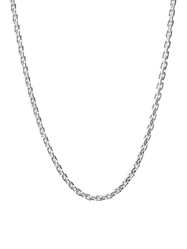 Mens Casiopea Sterling Silver Short Chain Necklace Product Image