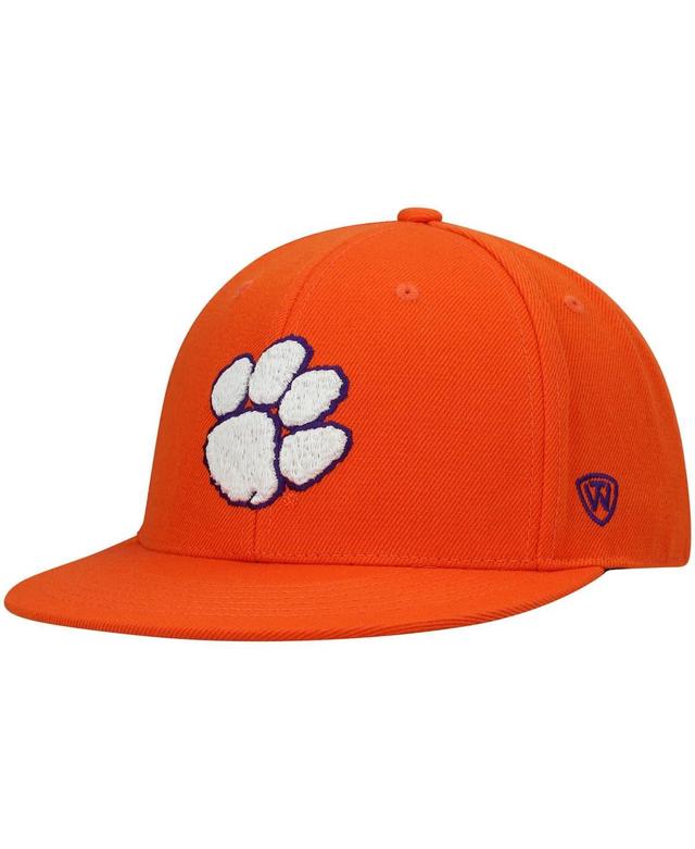 Mens Top of the World Clemson Tigers Team Color Fitted Hat Product Image