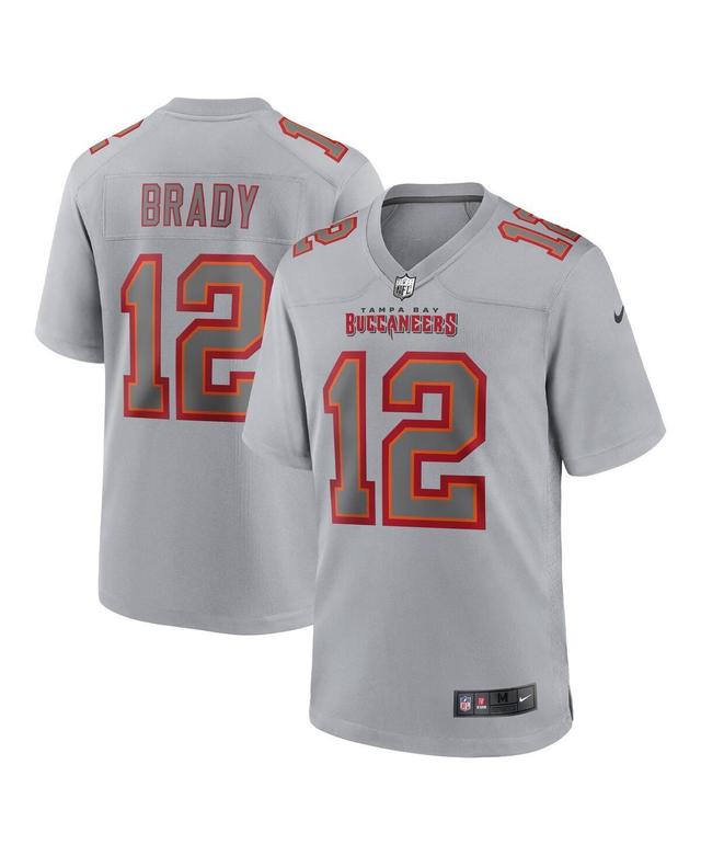 Mens Nike Tom Brady Gray Tampa Bay Buccaneers Atmosphere Fashion Game Jersey Product Image