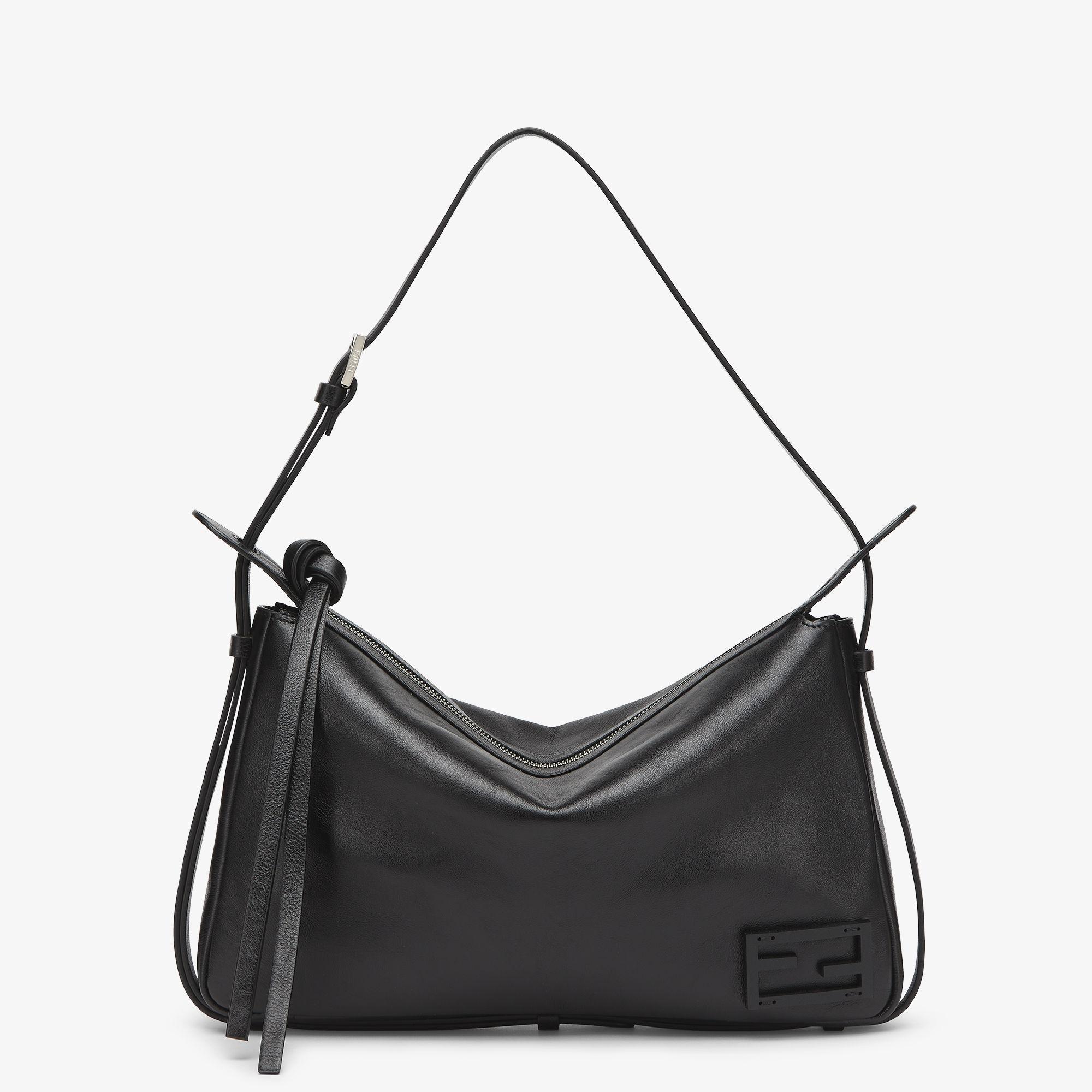 Simply Fendi MediumBlack leather bag Product Image