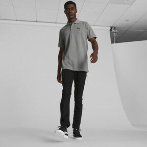 PUMA Essential Pique Men's Polo Shirt in Medium Grey Heather Product Image