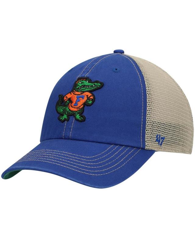 Mens Royal Florida Gators Trawler Trucker Snapback Hat Product Image