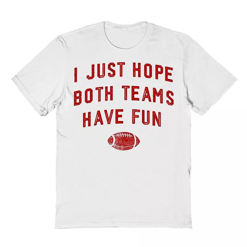 Adult I Just Hope Both Teams Graphic Tee, Mens Product Image