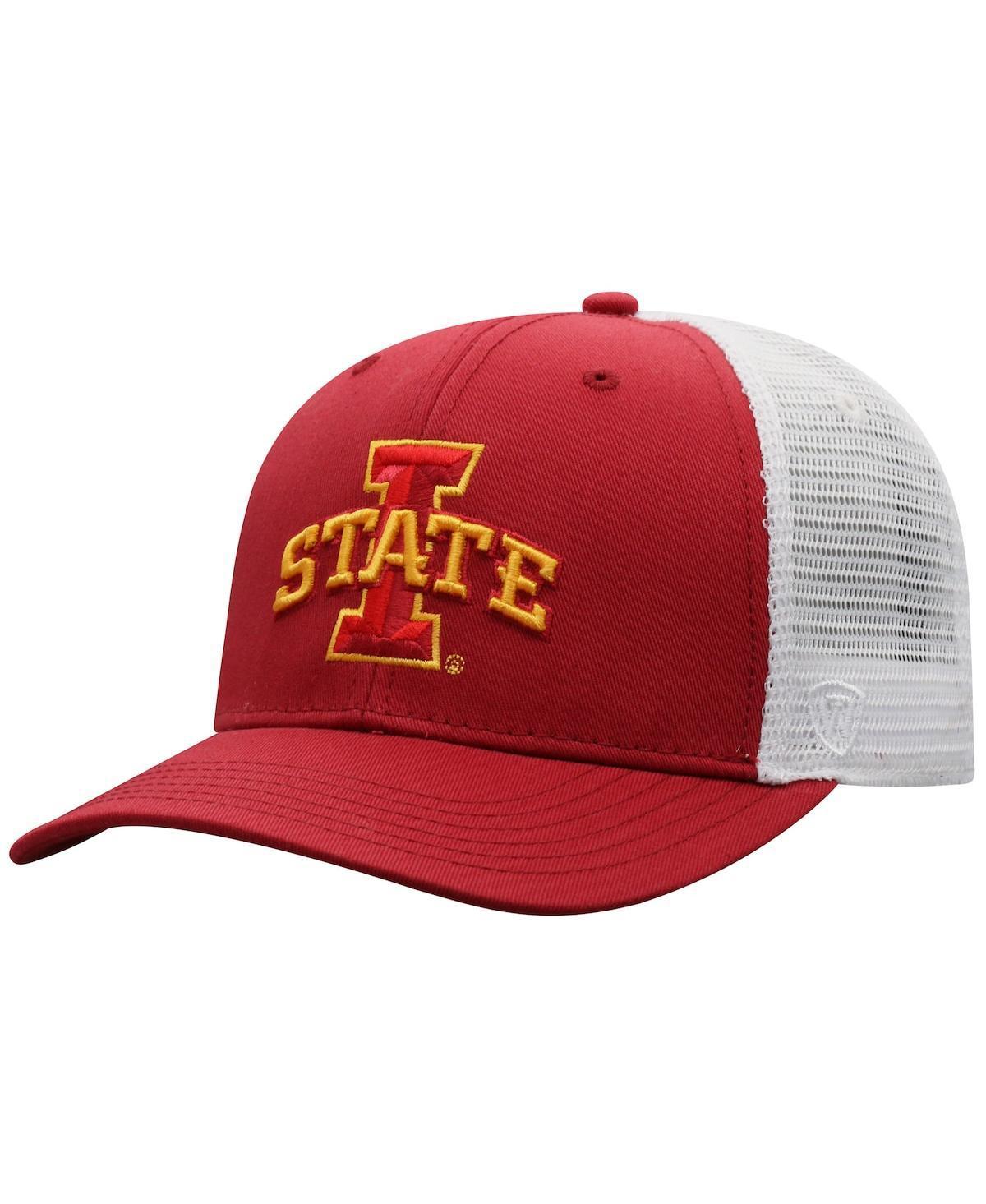 Mens Top of the World Cardinal Iowa State Cyclones Trucker Snapback Hat - Cardinal Product Image