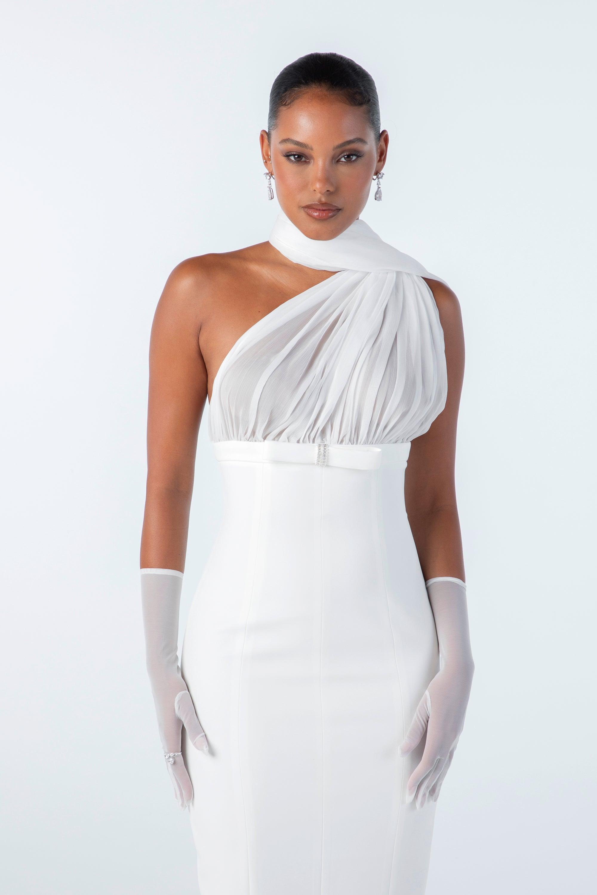 Camella Dress (White) Product Image