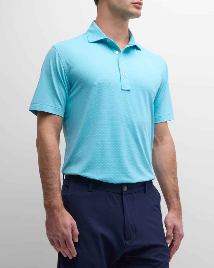 Men's Regent Geometric Performance Polo Shirt Product Image