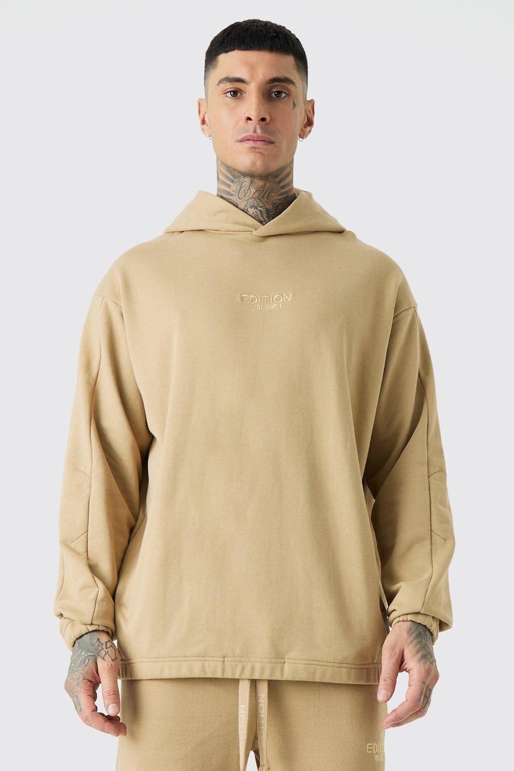 Tall EDITION Oversized Heavyweight Hoodie | boohooMAN USA Product Image