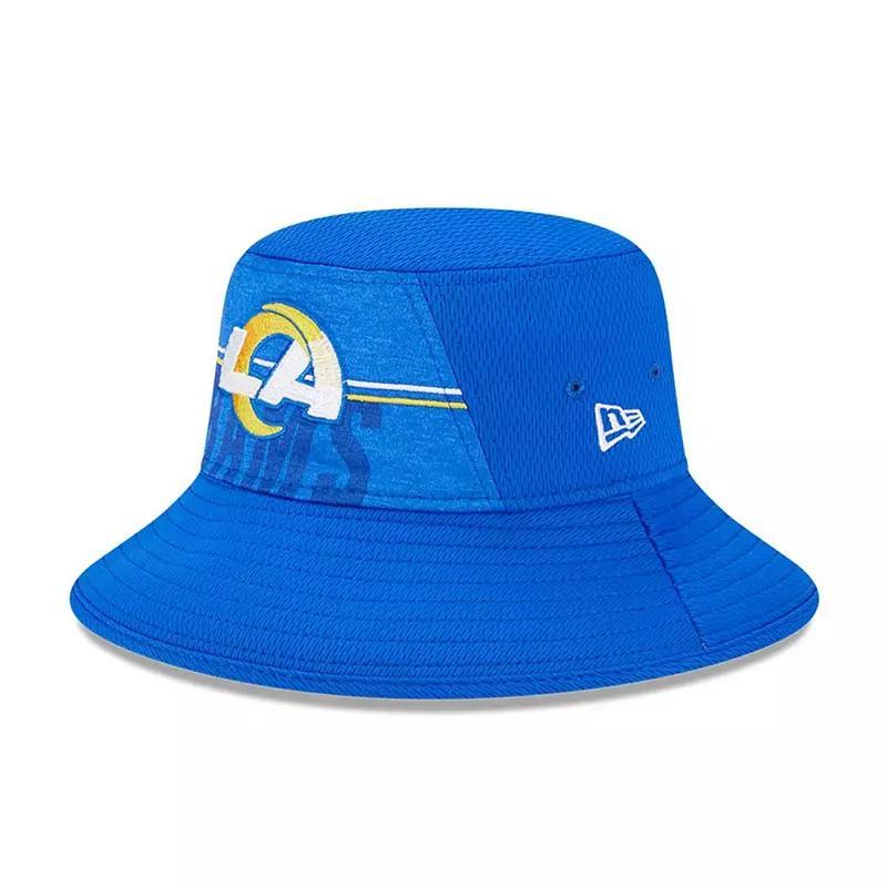 Mens New Era Royal Los Angeles Rams 2023 NFL Training Camp Stretch Bucket Hat Product Image