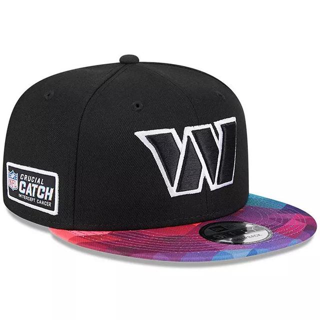 Mens New Era Black Washington Commanders 2023 NFL Crucial Catch 9FIFTY Snapback Hat Product Image