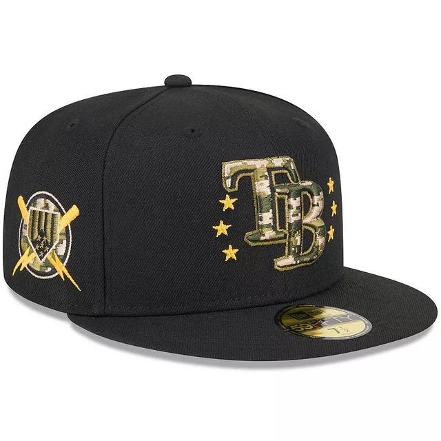 Mens New Era Tampa Bay Rays 2024 Armed Forces Day On-Field 59FIFTY Fitted Hat Product Image