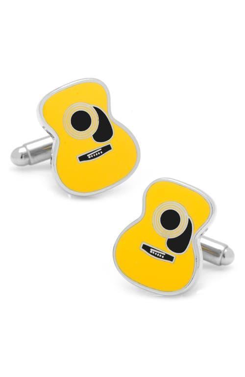 Guitar Cuff Links, Yellow Product Image