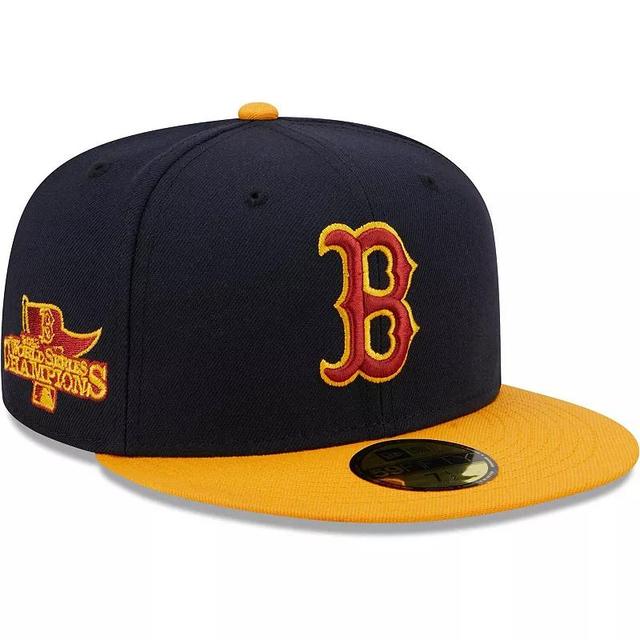 Mens New Era Navy Boston Red Sox Primary Logo 59FIFTY Fitted Hat - Navy Product Image