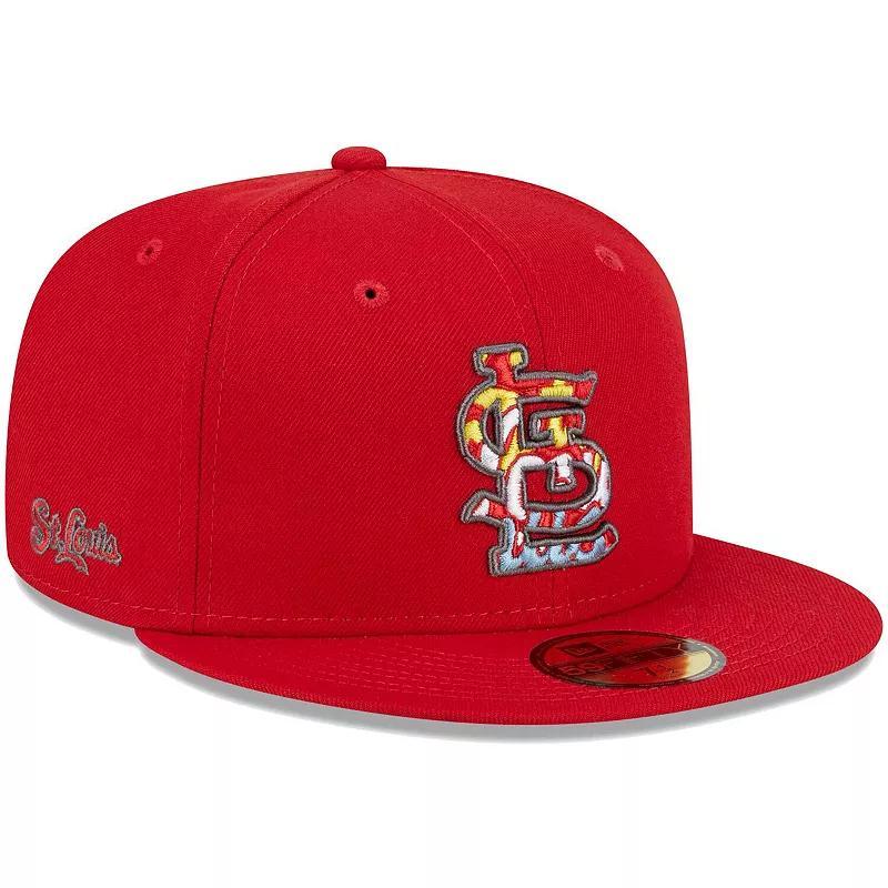 Mens New Era St. Louis Cardinals Script Fill 59FIFTY Fitted Hat Product Image