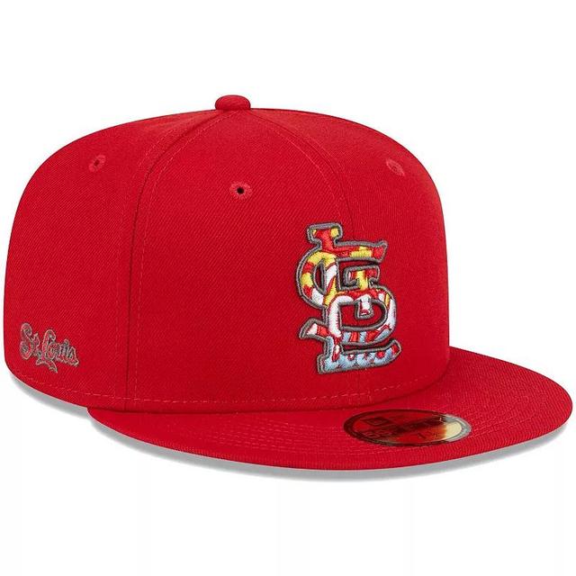 Mens New Era St. Louis Cardinals Script Fill 59FIFTY Fitted Hat Product Image