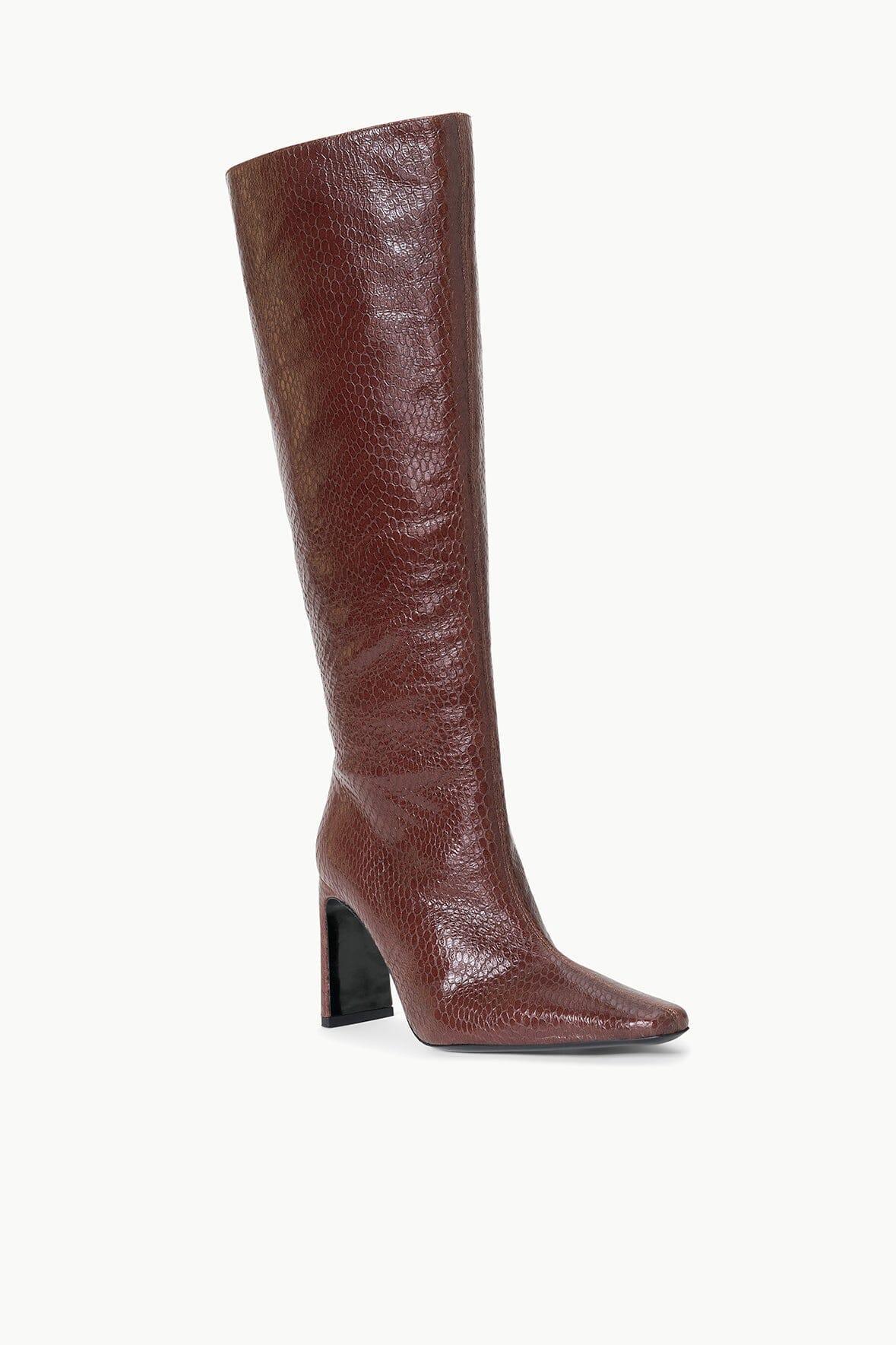 WALLY HIGH HEEL BOOT | MAHOGANY Product Image