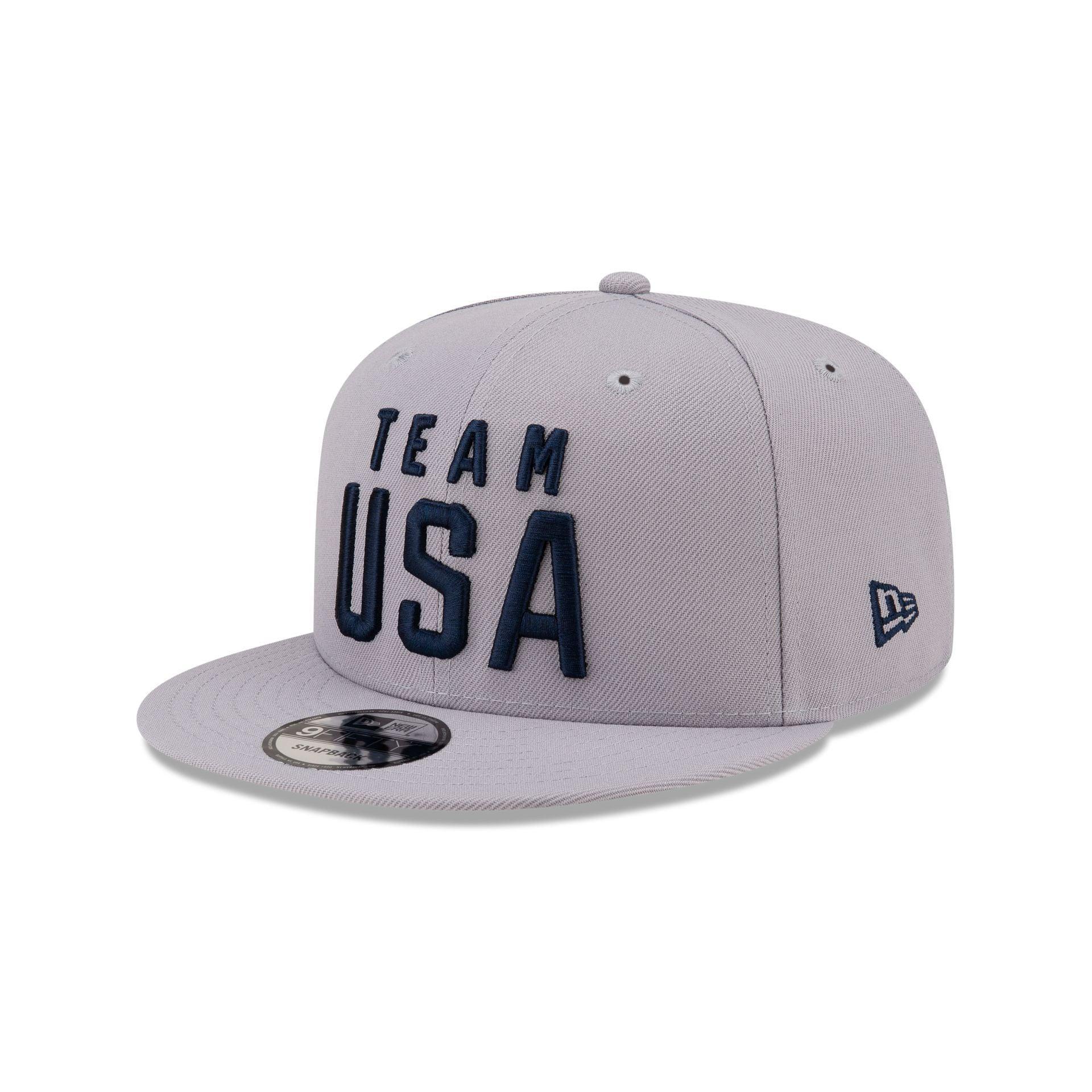 Team USA Skateboarding Gray 9FIFTY Snapback Hat Male Product Image