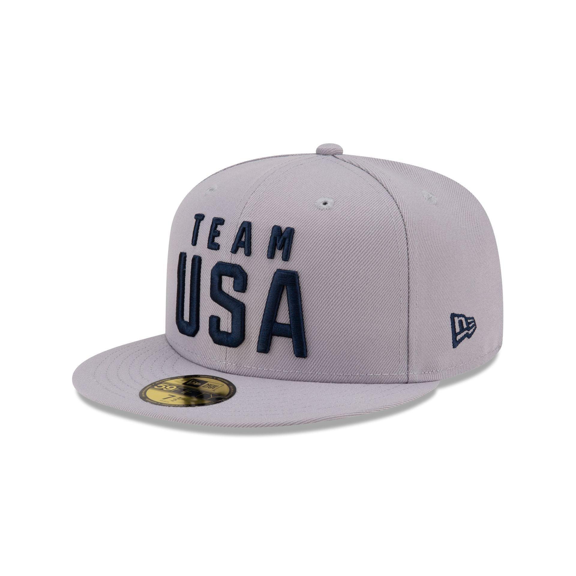 Team USA Volleyball Gray 59FIFTY Fitted Hat Male Product Image