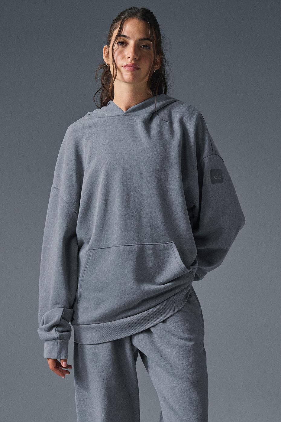 Chill Vintage Wash Hoodie - Steel Grey Wash Female Product Image