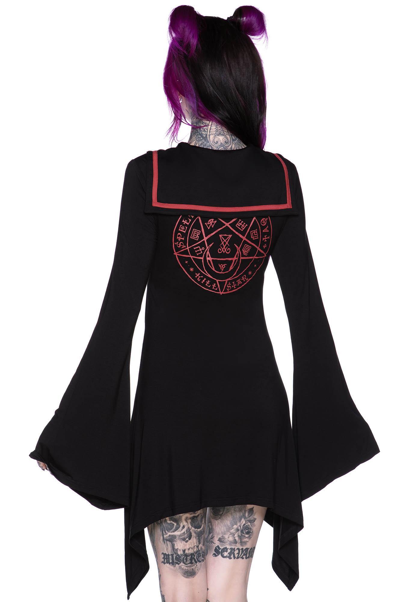 En-Crypted Collar Dress - Resurrect Female Product Image